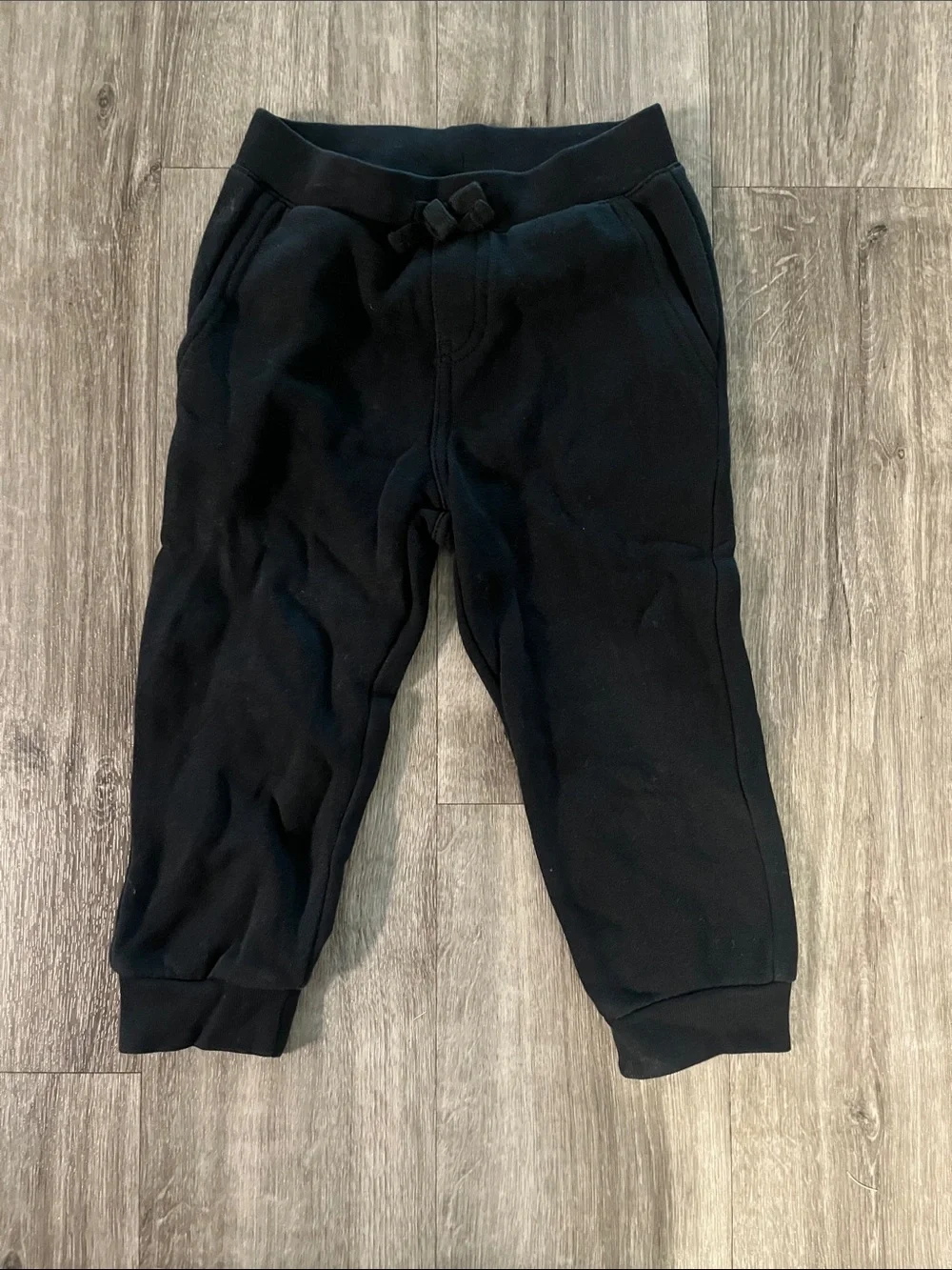 Ralph Lauren Black Kids Sweatpant Joggers with Drawstring